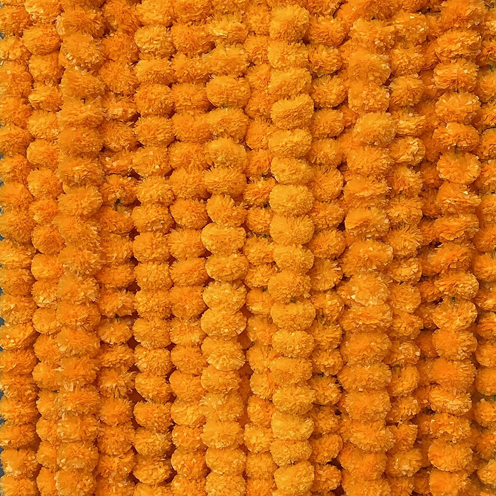 Thumbnail: Artificial Marigold Flowers-Indian Genda phool for Decoration