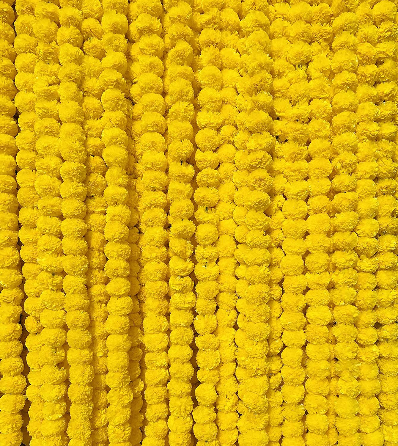 Artificial Marigold Flowers-Indian Genda phool for Decoration