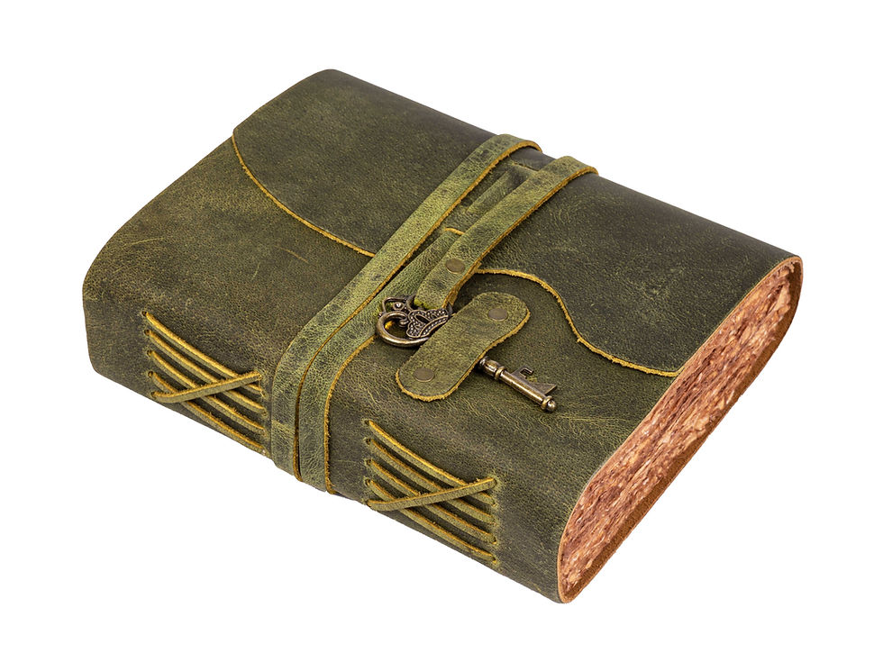Thumbnail: Leather Journal with key lock