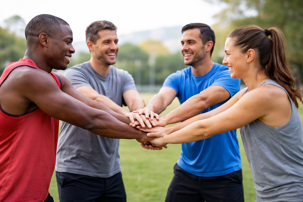 Activité de team building sportif favorisant la cohésion et l’esprit d’équipe en entreprise.