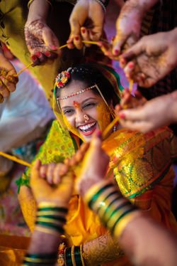 Bride and Groom Portrait in Navi Mumbai