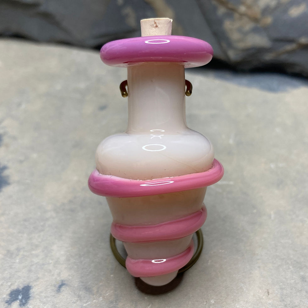 Thumbnail: Ivory and Pink Tear Jar