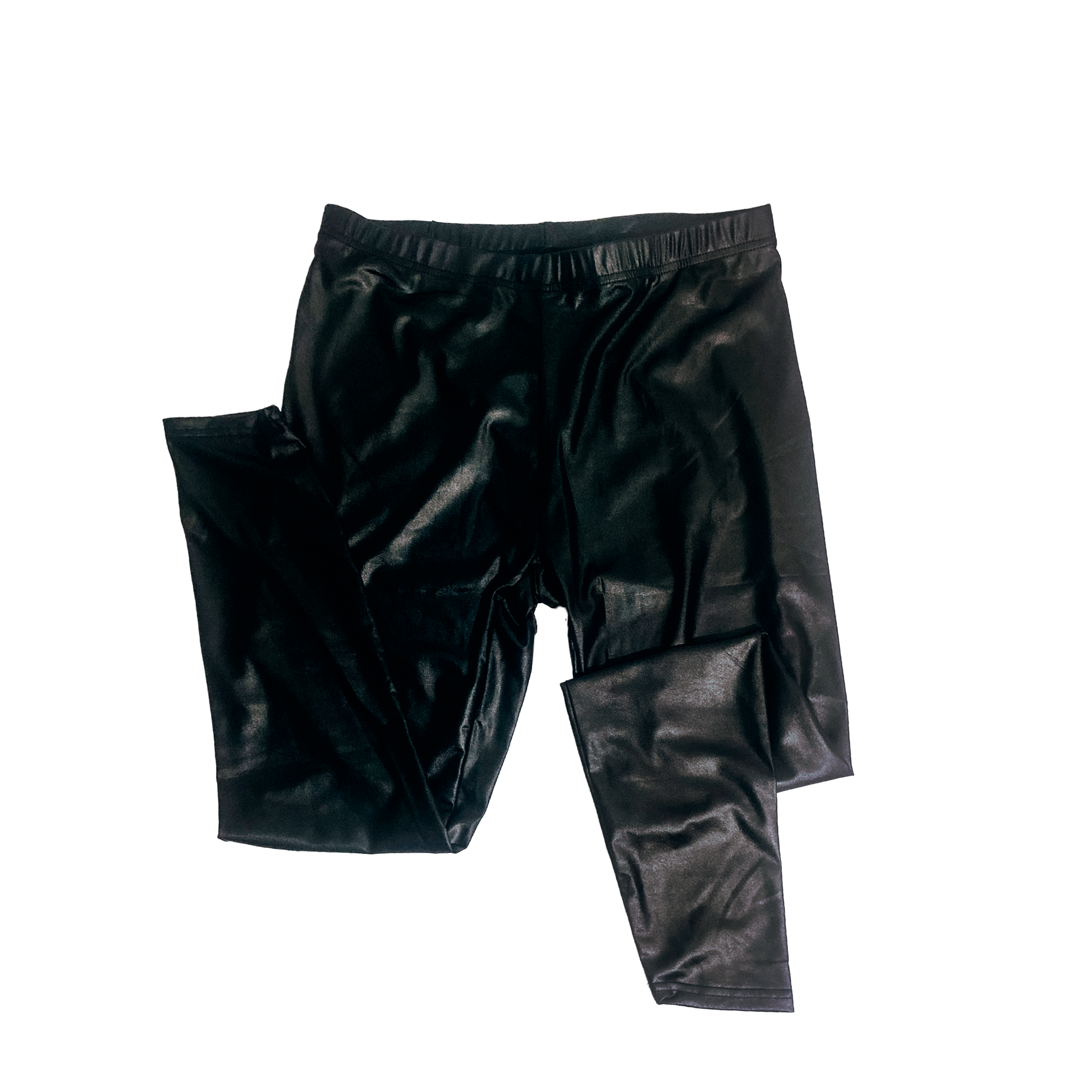 Leggings unicolor de talle alto