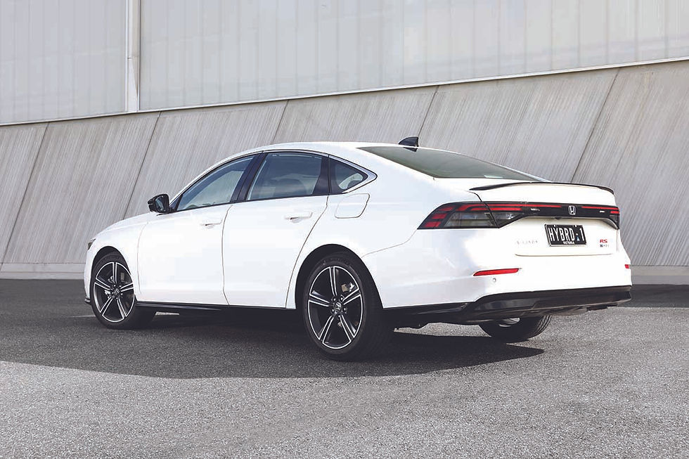 The Honda Accord RS looks good from every angle