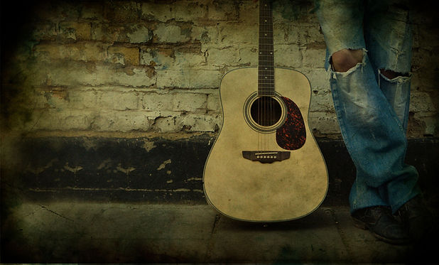 Smoky Guitar Portrait