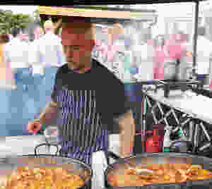 eastwick school PTA caterer paella effingham rugby club