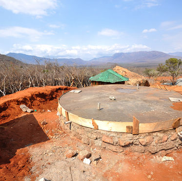 The water tank is finished