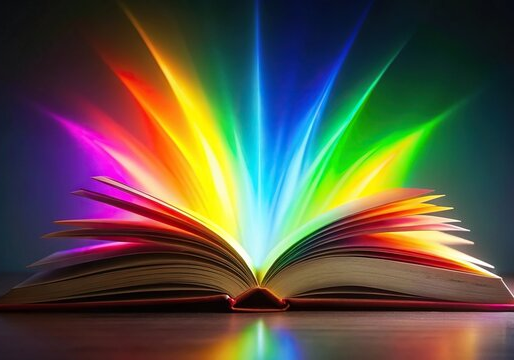 "LET'S GLOW READ A BOOK"