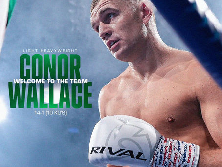 IBF #2 Contender Conor Wallace Has Signed a Promotional Pact With Matchroom