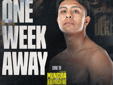Jamie Munguia vs Sergiy Derevychenko Fight Week Schedule