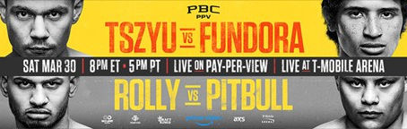 PBC Reshuffles the PPV Undercard for March 30th; Thurman Out, Tszyu-Fundora & Bohachuk-Mendoza is Set