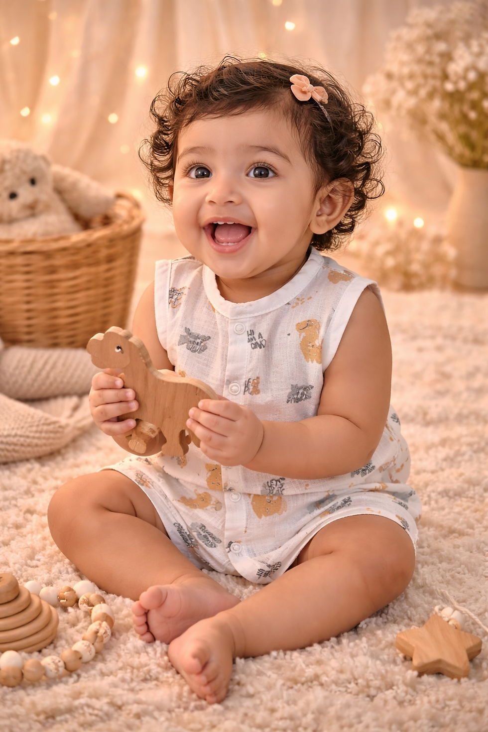 Thumbnail: Vizha Premium Cloud-Soft Muslin Jabla-Jurassic Joy