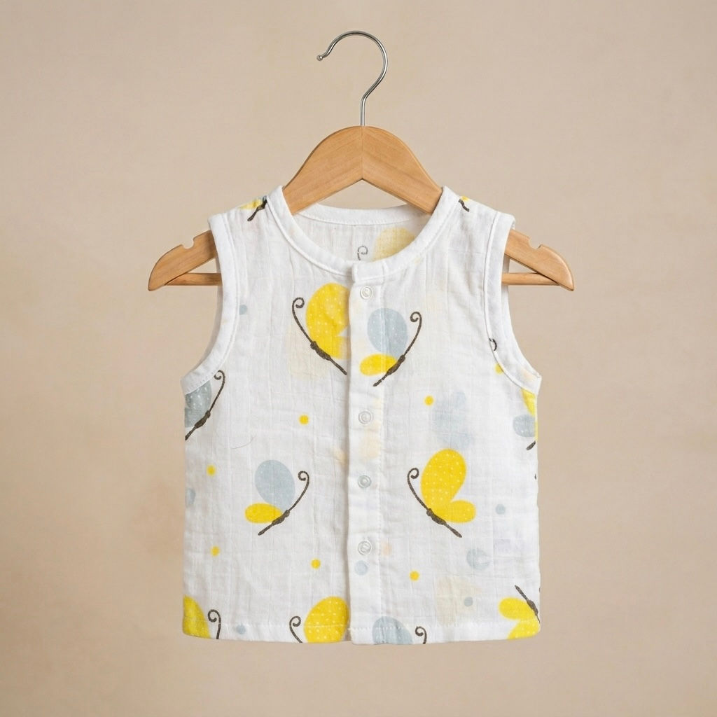 Vizha Premium Muslin Jabla-Flutter Nest