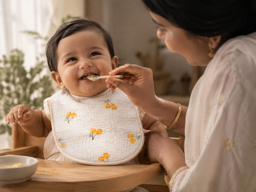 Thumbnail: Vizha Premium Muslin Bibs (Water-Repellent Back side)
