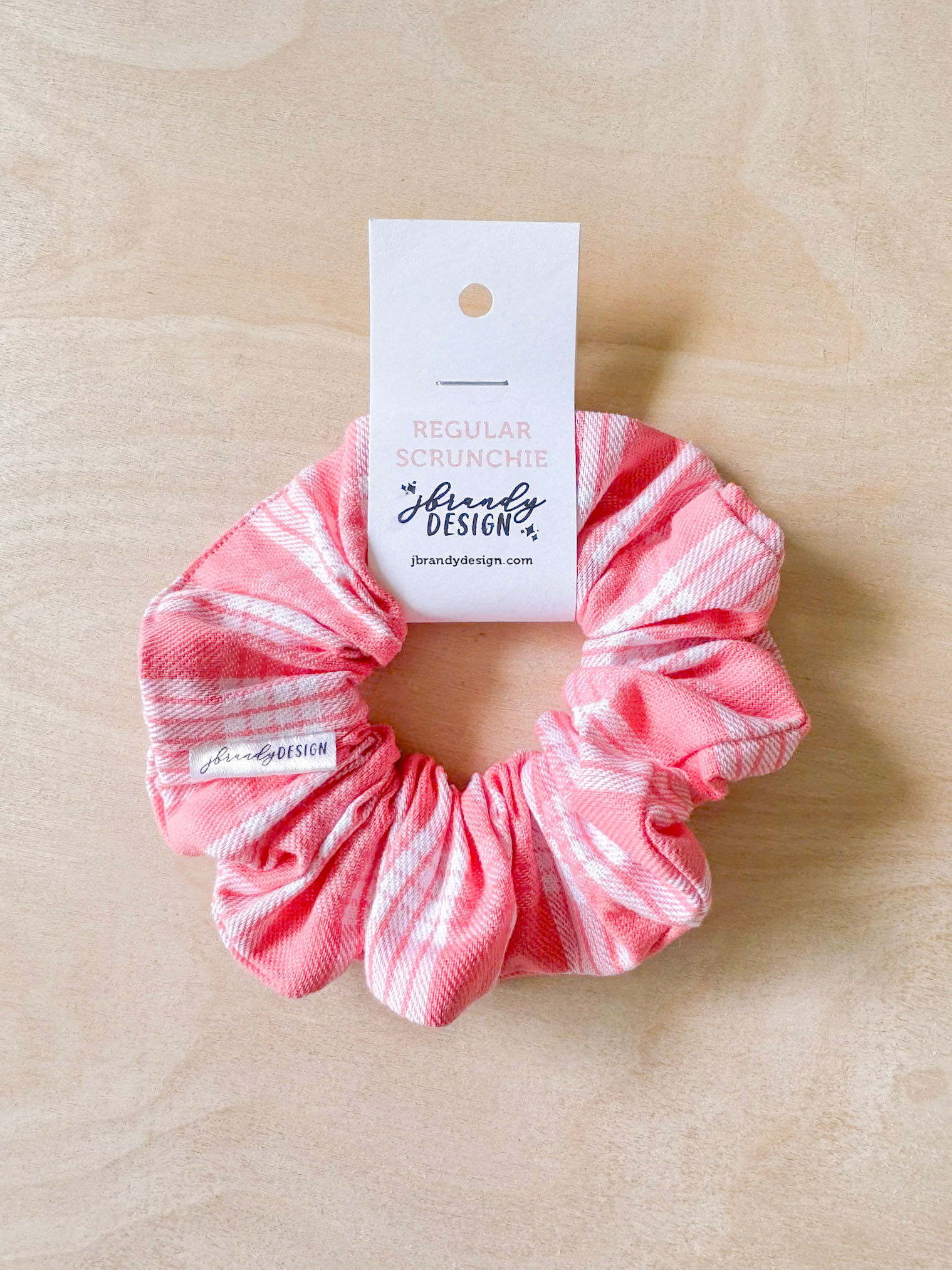Pink Palaka Regular Scrunchie