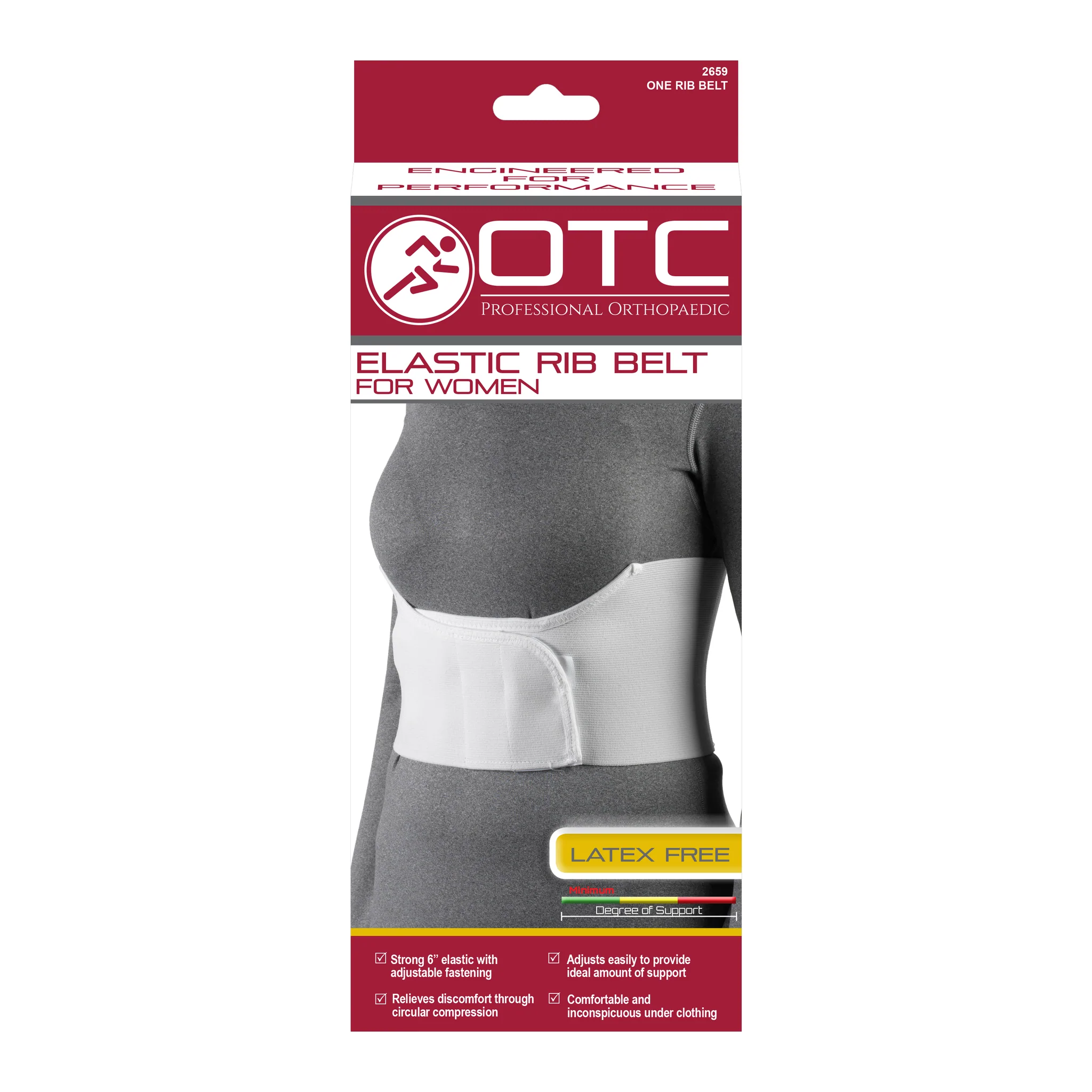 Elastic Rib Belt for Women