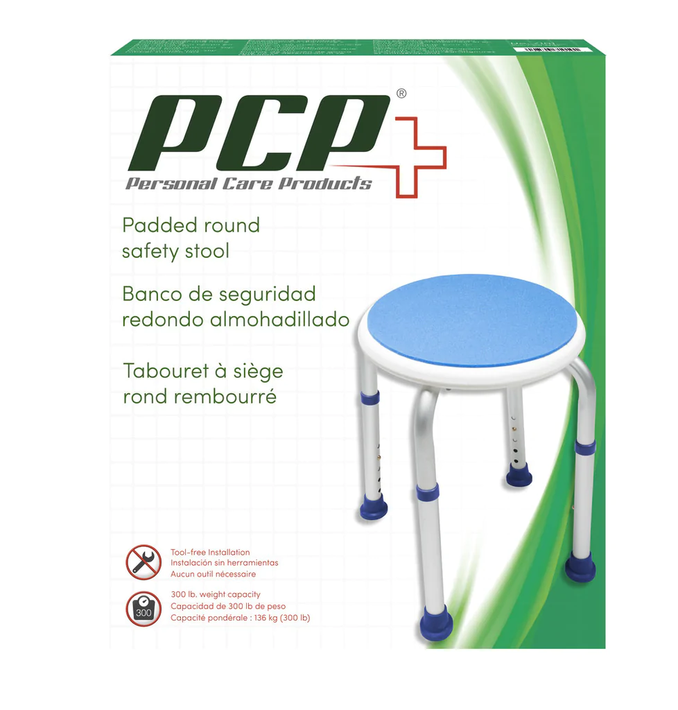 Padded Round Safety Stool