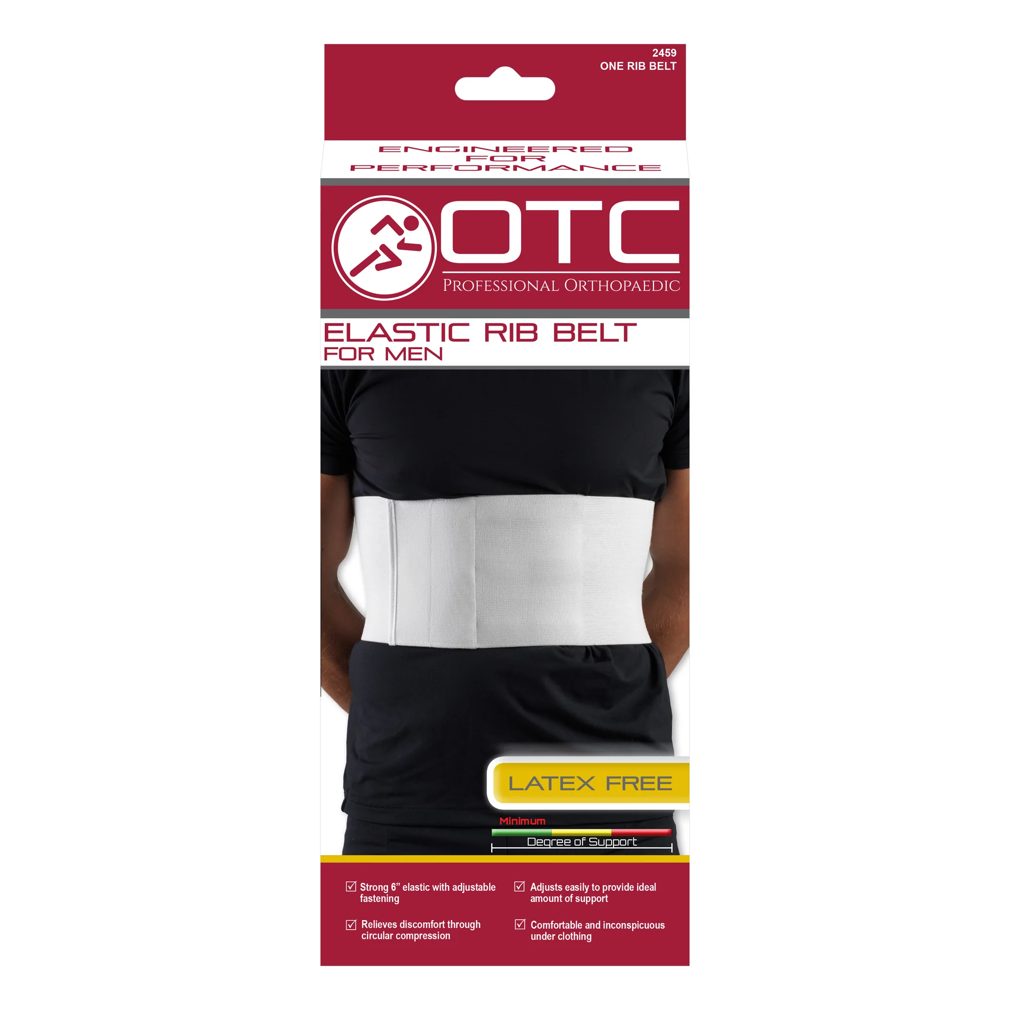 Elastic Rib Belt for Men