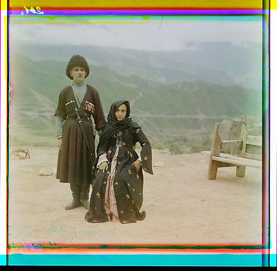 Dagestani, visual reference for Portrait © Sergei Prokudin-Gorskii, date unknown.