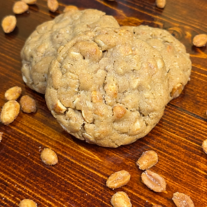 Honey Roasted Peanut Butter Oat Cookies