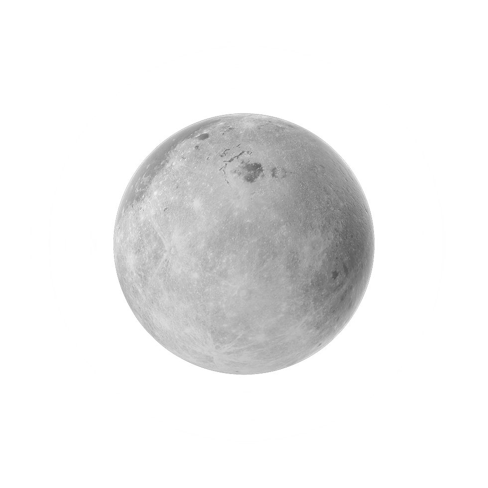 Full moon glowing in the night sky in the KATTANA fantasy universe.