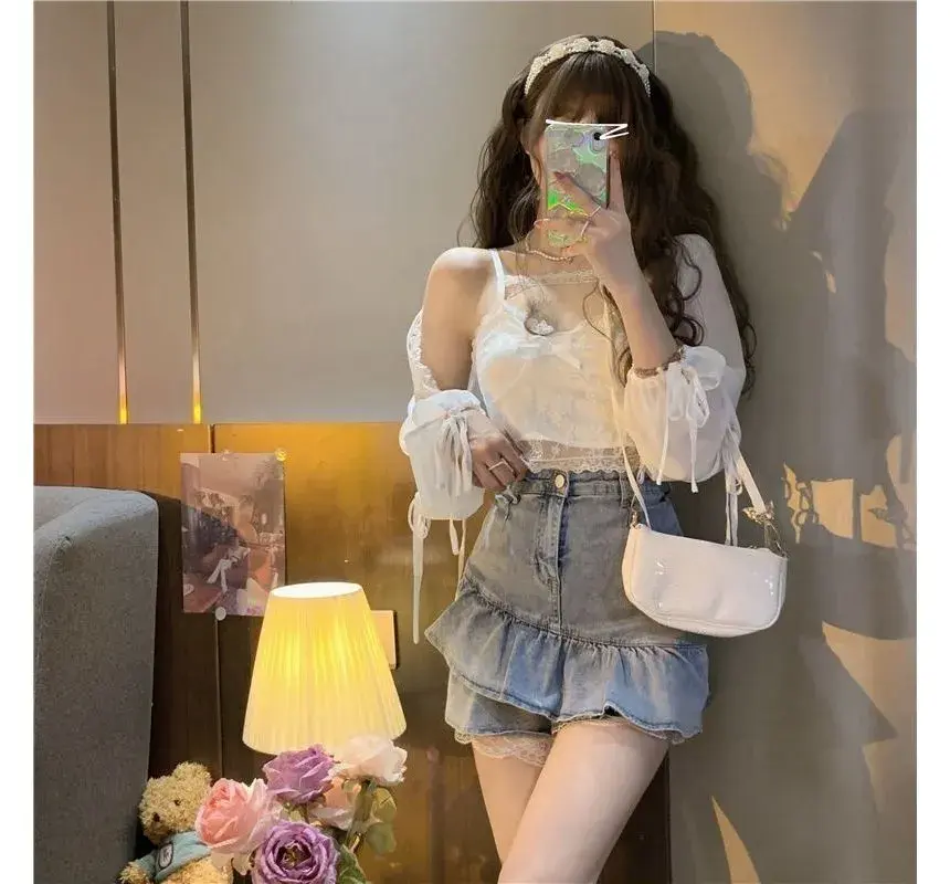 Thumbnail: lace cami panel set