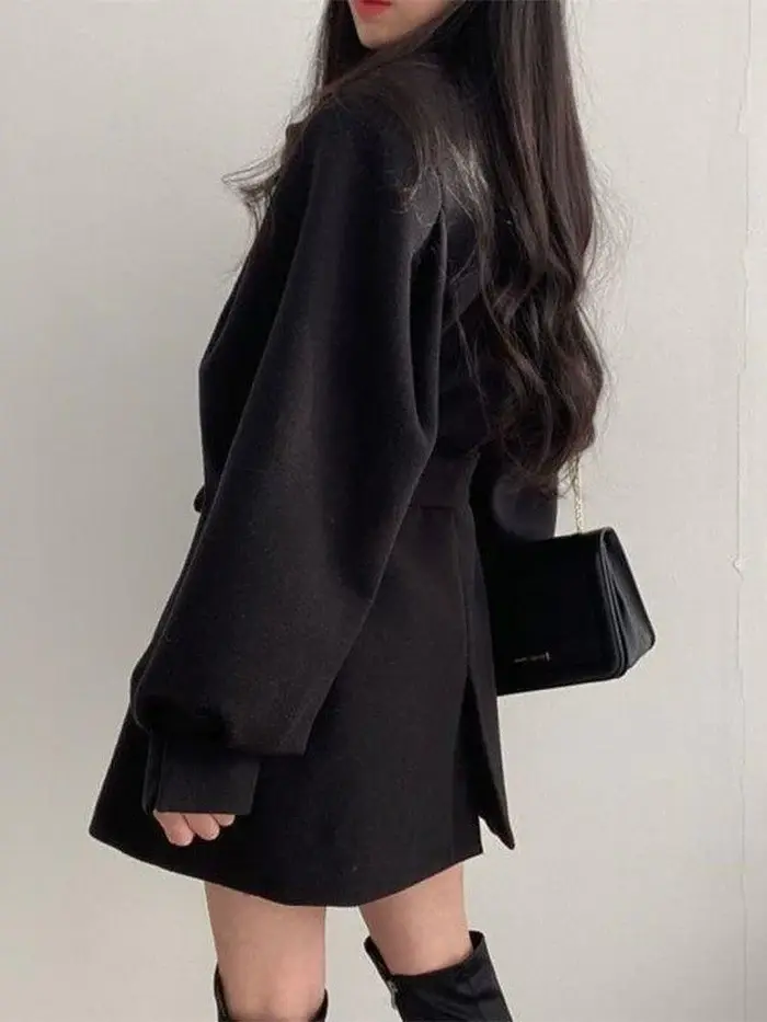 Thumbnail: belted wool coat