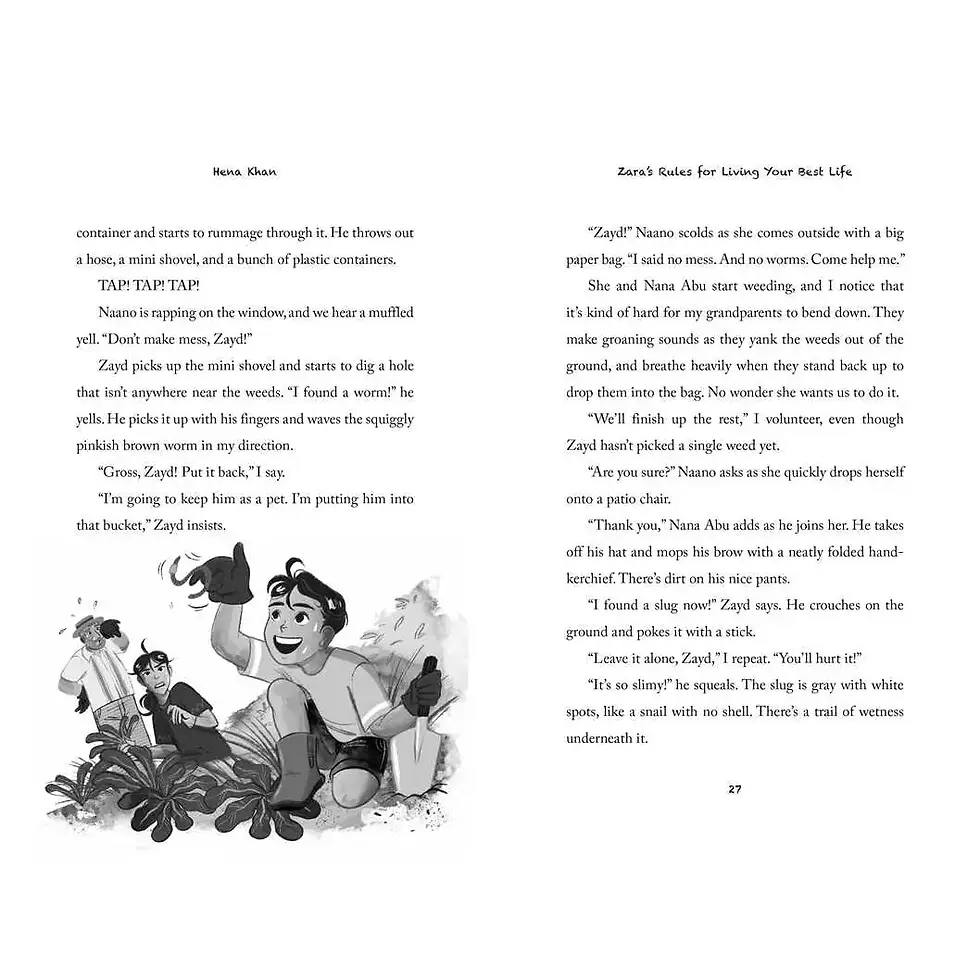 Thumbnail: Copy of Zara's Rules For Living Your Best Life By Hena Khan (HARDCOVER)