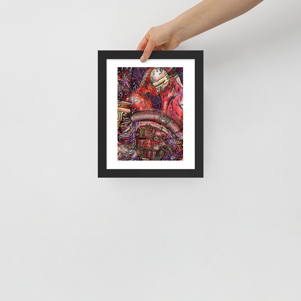 Thumbnail: "An Armlength Away" Framed Print