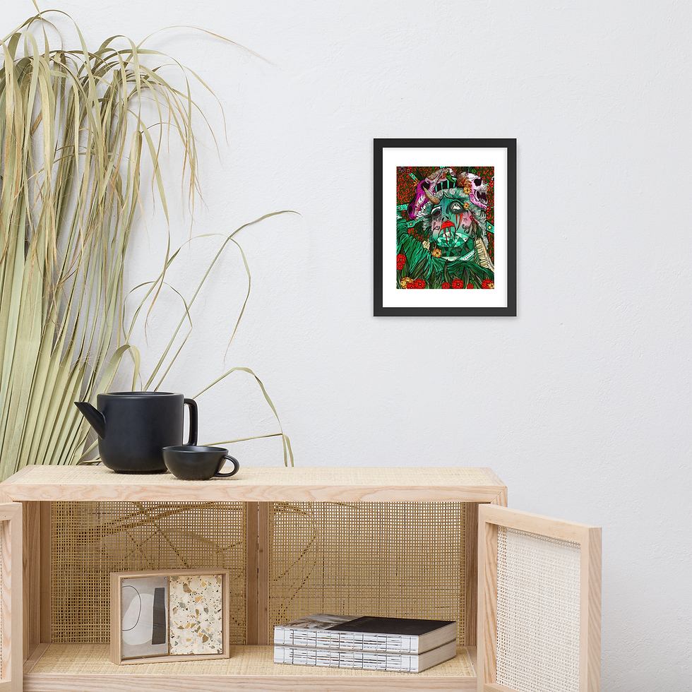 Thumbnail: "Welcome To New York" Framed Print