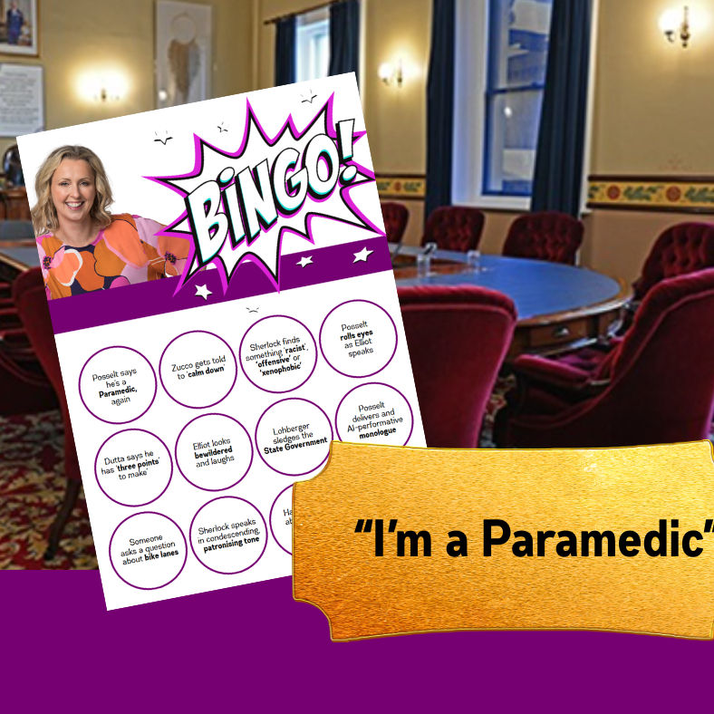 Council Meeting Bingo - "I'm a Paramedic"
