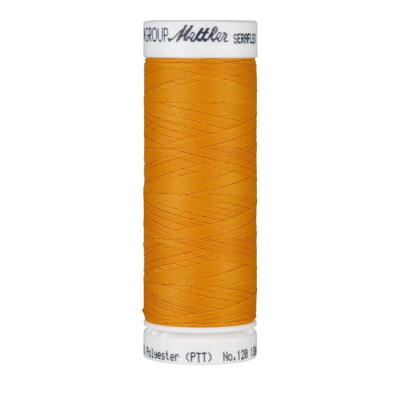 Fil à coudre élastique Seraflex Mettler 130 m -  122 orange clair 