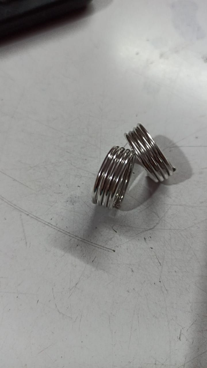 Thumbnail: spiral layered  925silver toering 