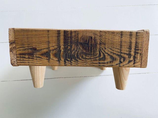 Thumbnail: Square Wood Planter with Feet