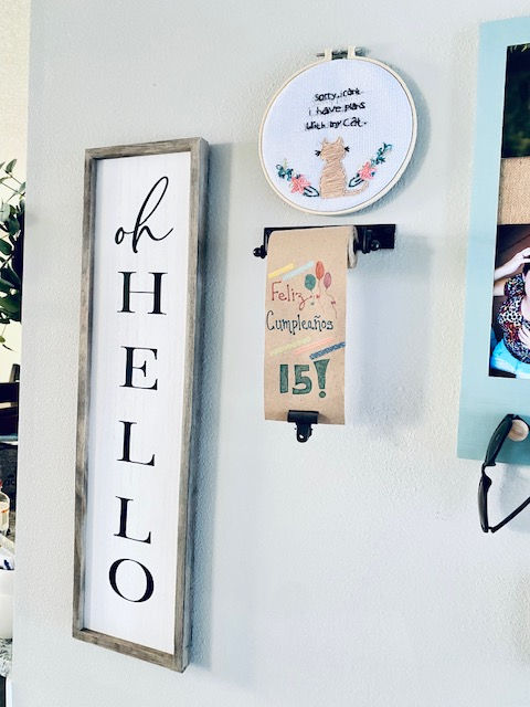 Thumbnail: Oh Hello Wooden Sign