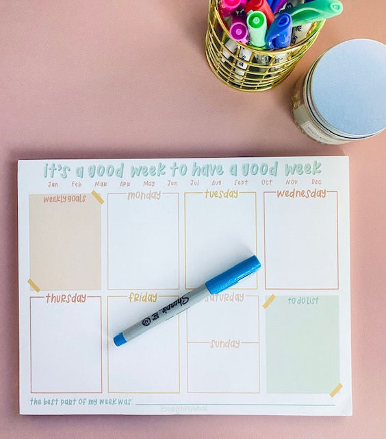 Thumbnail: Weekly Planner Notepad