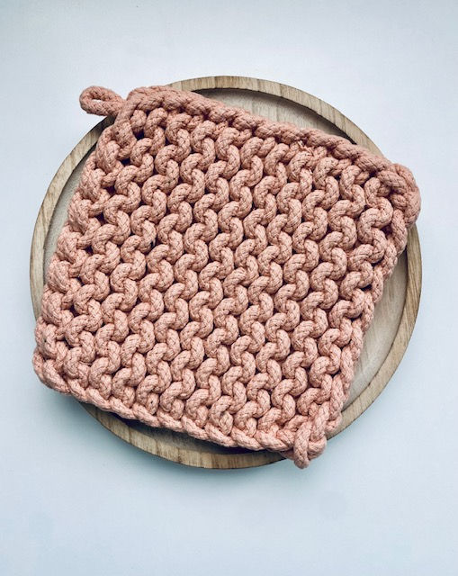 Thumbnail: Cotton Crocheted Potholder, 4 Colors