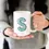 Thumbnail: Candy Pop Monogram Porcelain Ceramic Coffee Mug