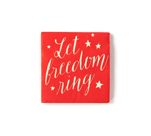 Let Freedom Ring Paper Napkin