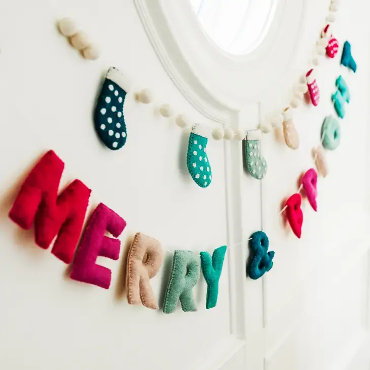 Thumbnail: Merry & Bright Letter Garland