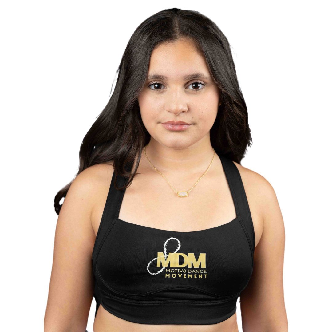 “Bustier” Branded Sports Bra