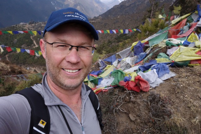 Craig Allen, ABC Newsreader & Journalist in the mountains of Nepal