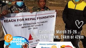 Fundraise by participating on the Aussie Peace Walk