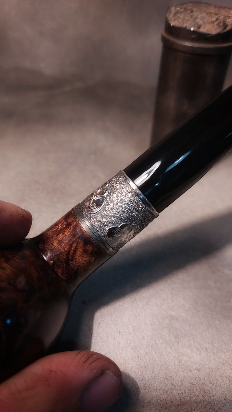 Thumbnail: Apple/ brandy slightly bent wind movement 9mm