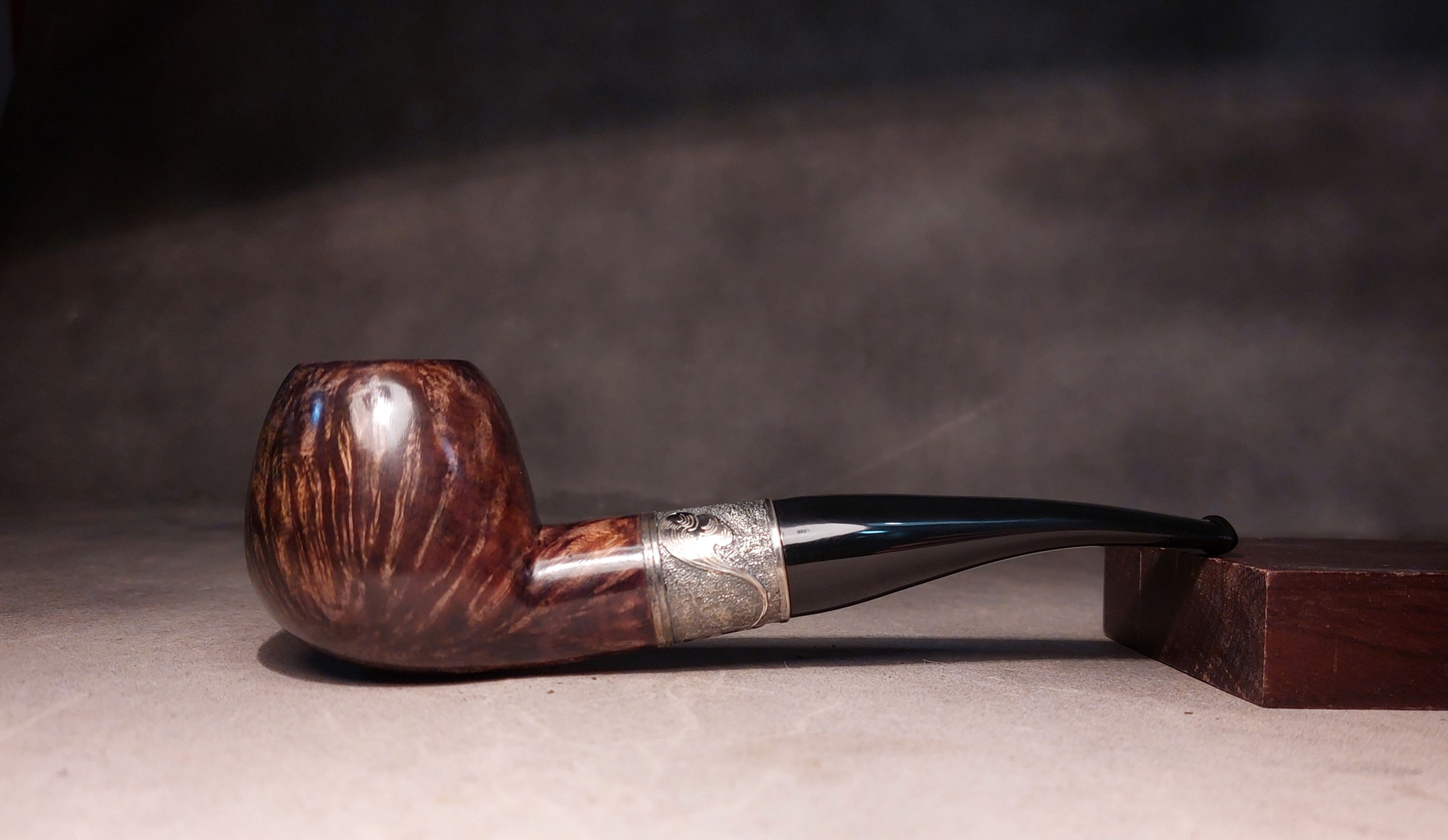 Apple/ brandy slightly bent wind movement 9mm