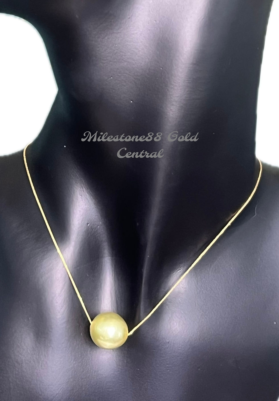 Thumbnail: Avocado South Sea Pearl Earrings