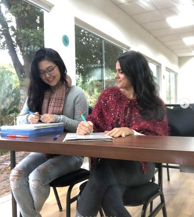 Estudando em um lugar lindo!