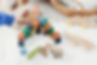 Child playing with toys