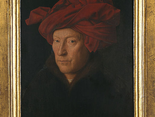 【英國國家美術館紀行#6-2】范艾克(Jan van Eyck, active 1422, died 1441)《自畫像(Self Portrait?), 1433》