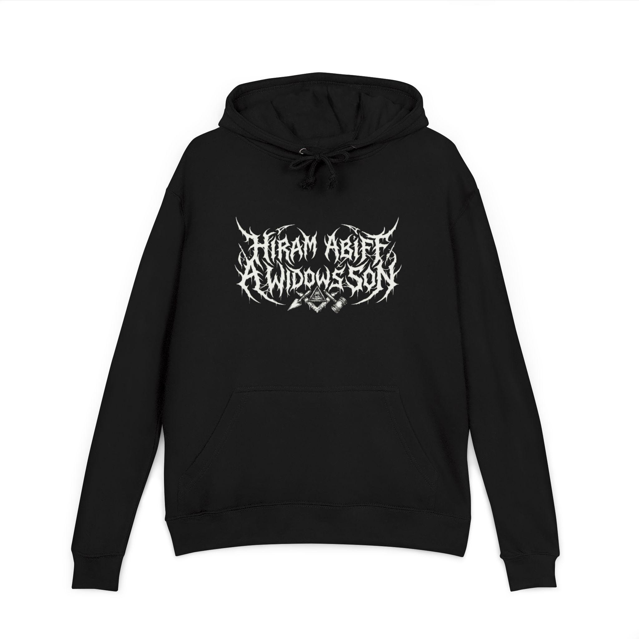Lightweight Hoodie - Hiram Abiff Black Metal Pullover